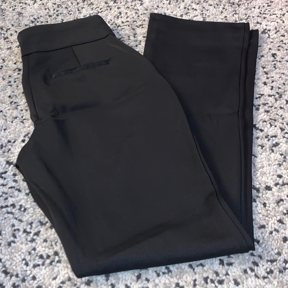 Express - black high rise, bootcut pant - XS